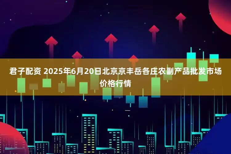 君子配资 2025年6月20日北京京丰岳各庄农副产品批发市场价格行情