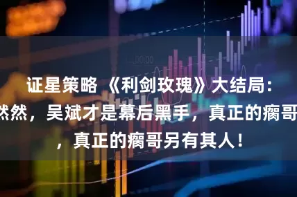 证星策略 《利剑玫瑰》大结局：邓妍找回然然，吴斌才是幕后黑手，真正的瘸哥另有其人！